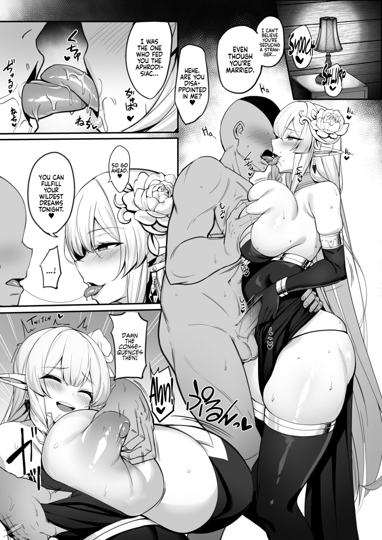 Hentai Manga Comic-A Manga About an Elf Housewife-Read-8